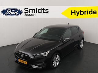 Seat Leon 1.5 TSI e-Hybrid 204 pk FR Business | Stoel- en stuurwiel verwarming | Adapt. Cruise | Camera | 1/2 leer | Fabrieksgarantie t/m 05-2029 |