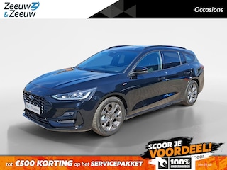 Ford Focus Wagon 1.0 EcoBoost Hybrid ST Line | Dealeronderhouden | Stoel- stuur en voorruitverwarming | Navigatie | Parkeer sensoren