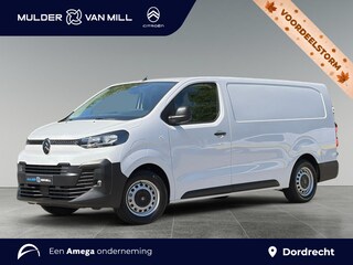 Citroën Jumpy L3 75 kWh 136pk | ACTIE | 8 jaar garantie | 0% financial lease | Houten afwerking laadruimte | NAVI | Multimedia | Apple Carplay | Android Auto | Achteruitrijcamera | Parkeersensoren voor en achter | Dode hoek detectie | Digitale cockpit | Stuurwielbediening | Mistlampen | Licht- en regensensor | Automatic light | Tussenwand comfort met raam | Bestuurdersstoel comfort | Bank voorpassagiers | Reservewiel | van €48.420 voor €36.150 ex. BTW rijklaar