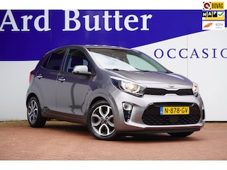 Kia Picanto 1.0 DPi DynamicPlusLine+Camera+Led+Full-Navigatie+Ecc+Leder-Multie-stuur = ORIG/NL 39DKM = 10-2021