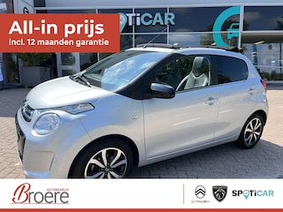 Citroën C1 1.0 VTi 72 pk Airscape Shine Elektrisch zwart canvas dak, Cabrio gevoel!
