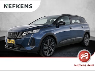Peugeot 5008 SUV GT 130pk Automaat | 7 Zitplaatsen | Navigatie | Achteruitrijcamera | Handsfree achterklep | Stoelverwarming | Climate Control | Adaptieve Cruise Control | Full Led koplampen | Keyless | Parkeersensoren v+a | Dodehoeksensor | Apple Carplay / Android Auto | DAB+ radio | Donker getint glas | 19" lichtmetalen velgen |