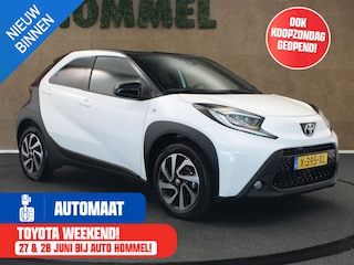 Toyota Aygo 1.0 VVT-i S-CVT Pulse - ORIGINEEL NEDERLANDSE AUTO - ACHTERUITRIJCAMERA - AUTOMATISCHE AIRCO - APPLE CARPLAY/ANDROID AUTO - ADAPTIEVE CRUISE CONTROL - AUTONOMOUS EMERGENCY BRAKING - RIJSTROOKSENSOR MET CORRECTIE - VERKEERSBORDDETECTIE - LED KOPLAMPEN - GROOTLICHTASSISTENT - LICHTMETALEN VELGEN 17" - REGENSENSOR - EXTRA GETINT GLAS - TWO-TONE LAK (PURE WHITE / NIGHT SKY BLACK)