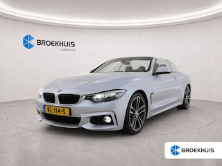 BMW 4-serie Cabrio 420i 183PK HIGH EXECUTIVE M-SPORT AUTOMAAT / NAVI / LEDER / FULL-LED / CLIMA / 19" LMV / KEYLESS / ORG. NL. / MEMORY SEATS / NEKVERWARMING / WINTERPAKKET / UNIEK !!