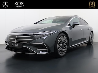Mercedes-Benz EQS 450 4MATIC AMG Line 118 kWh Accu | Hyperscreen | Luchtvering & Achterasbesturing tot 10° | Manufaktur interieur pakket | Head-Up Display | Massage Stoelen Voor | 360° Camera | Superscreen