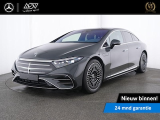 Mercedes-Benz EQS 450 4MATIC AMG Line 118 kWh Accu | Hyperscreen | Luchtvering & Achterasbesturing tot 10° | Manufaktur interieur pakket | Head-Up Display | Massage Stoelen Voor | 360° Camera | Superscreen