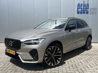 Volvo XC60 2.0 T6 Plug-in hybrid AWD Ultra Dark Luchtvering Bowers en Wilkins Audio Nappa Leder Massagestoelen Stoelventilatie 21 Inch Velgen 360 Camera Elektrische comfortstoelen Apple Carplay Android Auto Stuurverwarming Vol Opties Nieuwe Auto ! Incl. BTW