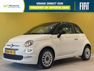 Fiat 500 1.0 Hybrid Dolcevita Panoramadak | Lederen interieur | Cruise Control | Parkeersensoren achter | Climate Control | Lichtmetalen velgen | Apple Carplay \ Android Auto |