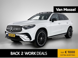 Mercedes-Benz GLC 300e 4MATIC AMG Line | Automaat | Panorama dak | Virtual cockpit | Opalite white | Trekhaak | Apple carplay | Climate control | Apple Carplay / Android Auto | Burmester | Stoelverwarming | Parkeer sensoren | Navigatie | Camera | Half Leder | Sfeerverlichting