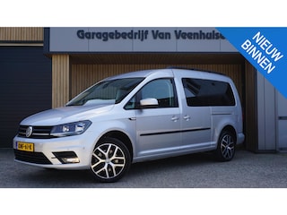Volkswagen Caddy 1.4 TSI 125pk 7-Zits Edition 2x Schuifdeur Leder Navi Stoelverwarming 17inch LM *1e Eigenaar* 76062km!