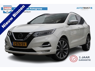 Nissan Qashqai 1.3 DIG-T Tekna + | Incl. 12 Maanden garantie | Adaptieve Cruise Control | 360° Camera | Parkeersensoren | Bose Audio | Trekhaak | Panoramadak | Stoel verwarming | Memory Seats | Bluetooth | Apple Carplay/Android Auto |