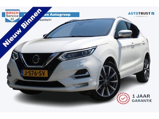 Nissan Qashqai 1.3 DIG-T Tekna + | Incl. 12 Maanden garantie | Adaptieve Cruise Control | 360° Camera | Parkeersensoren | Bose Audio | Trekhaak | Panoramadak | Stoel verwarming | Memory Seats | Bluetooth | Apple Carplay/Android Auto |