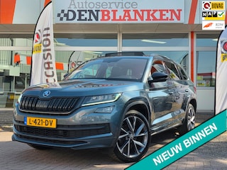 Skoda Kodiaq 1.5 TSI Sportline Bns Automaat BJ.2021/ Panodak / Half Leer / Keyless / Climate Control / Led / 20"Lmv / Trekhaak !!