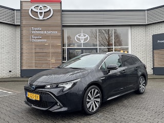 Toyota Corolla Touring Sports 1.8 HYBRID TEAM-NL HALF-LEDER STOELVERW. 17"LM-VELGEN AD-CRUISE CAMERA NL-AUTO