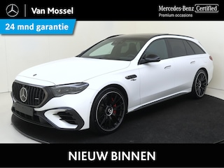 Mercedes-Benz Estate AMG 53 4MATIC+ Night Edition / Opaalwit Magno/ Panoramadak/ SUPERSCREEN/ Dynamic Plus/ Night 1+2/ Perf. Stoelen/ El. Trekhaak/ UNIEK!
