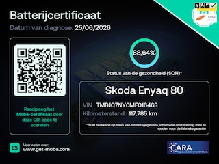 Skoda Enyaq iV 80 Warmtepomp Panoramadak Adapt.Cruise Rijklaarprijs!
