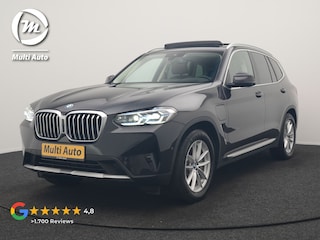 BMW X3 xDrive30e High Executive SOH 92.3% 293pk Dealer O.H | Trekhaak Af Fabriek | Panodak | Head Up | 360 Camera | Laser LED | Hifi Audio | Lederen Sportstoelen Memory & Ventilatie | Keyless | Apple Carplay | Stuur & Stoelen Verwarmd | Cruise Control | Navigatie | Virtual | DAB | 18" L.M | Plug In Hybrid |