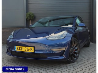 Tesla Model 3 Performance AWD 75 kWh | 87% SOH | Stoel en achterbank verwarming