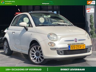 Fiat 500 1.2 Lounge|Cabriodak|PDC|Airco|Half Leder|El.Raam