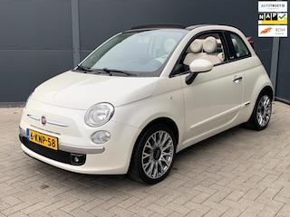 Fiat 500 0.9 TwinAir Lounge Cabrio / Leer / Nap
