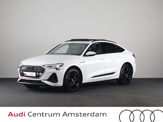 Audi E-tron 55 quattro S edition 95 kWh 408 pk | SOH 91,49% | Navigatie | Panoramadak | Parkeersensoren | Achteruitrijcamera | Elektr. voorstoelen | Lichtmetalen velgen 22" | Luchtvering | S-Line |