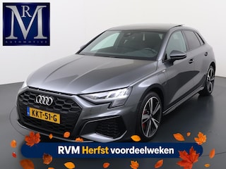 Audi A3 Sportback 45 TFSI e S edition Competition 245 PK PHEV | VAN € 34.900,- VOOR € 32.877,- | UW WK-VOORDEEL: € 2.023,- | S-LINE INTERIEUR & EXTERIEUR | PANORAMADAK | KEYLESS GO & START | BLACK OPTIC PAKKET | STOELVERWARMING | AUDI DEALER ONDERHOUDEN |