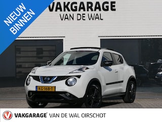 Nissan Juke 1.2 DIG-T S/S Tekna | Panoramadak | 360°-camera | Leder | Trekhaak | Stoelverwarming | 18" lichtmetalen velgen | Climate Control | Keyless entry | Cruise Control | NAP | 1e eigenaar