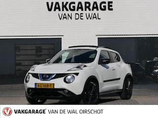 Nissan Juke 1.2 DIG-T S/S Tekna | Panoramadak | 360°-camera | Leder | Trekhaak | Stoelverwarming | 18" lichtmetalen velgen | Climate Control | Keyless entry | Cruise Control | NAP | 1e eigenaar