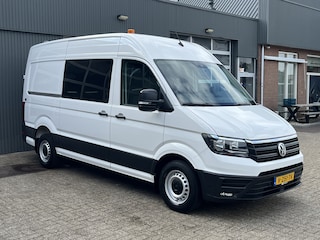 Volkswagen Crafter 35 2.0 TDI L3H3/L2H2 Werkplaatsinrichting Kastinrichting Servicewagen Omvormer Standkachel Airco Cruise controle Tekhaak 3000kg Camera Telefoonverbinding 1e eigenaar Dealer onderhouden Euro 6 Ex overheid