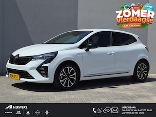 Renault Clio 1.6 E-Tech Full Hybrid 145 techno / Fabrieksgarantie tot 09-2027 / All season banden / Rondomzicht camera / Stuur- & Stoelverwarming / Cruise control / Keyless Entry/Start / Navigatie / Apple Carplay Android Auto / Parkeersensoren voor en achter /