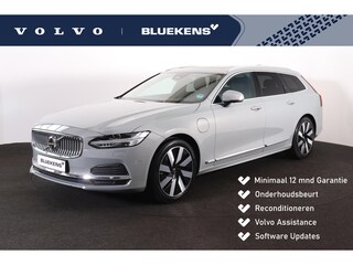 Volvo V90 T6 Recharge AWD Plus Bright - Panorama/schuifdak - IntelliSafe Assist & Surround - 360º Camera - Harman/Kardon audio - Adaptieve LED koplampen - Verwarmde voorstoelen, stuur & achterbank - Parkeersensoren voor & achter - Elektr. bedienb. voorstoelen met geheugen - Extra getint glas - 19' LMV