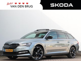 Skoda Superb Combi 1.4 TSI iV Sportline | Panoramadak | 360° camera | Wegklapbare trekhaak | Stoelverwarming v+a |