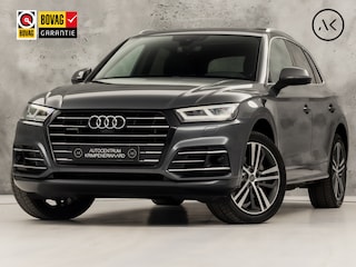 Audi Q5 55 TFSI e quattro S-Line Competition 367Pk Automaat (PANORAMADAK, VIRTUAL COCKPIT, NAPPA LEDER, BANG&OLUFSEN, ELEK SPORTSTOELEN, 360 CAMERA, SFEERVERLICHTING, STOELVERWARMING ACHTER, ADAPTIVE CRUISE, NIEUWSTAAT)