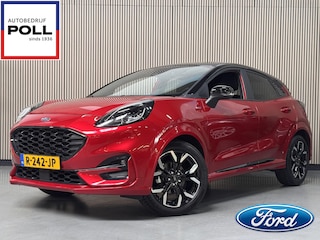 Ford Puma 125pk Eco Hybrid ST-Line X Half Leer B&O Navi Afn. Trekhaak Zwart Dak 18" LM velgen Dealeronderhouden