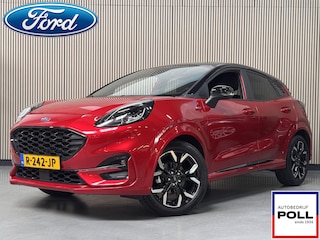 Ford Puma 125pk Eco Hybrid ST-Line X Half Leer B&O Navi Afn. Trekhaak Zwart Dak 18" LM velgen Dealeronderhouden