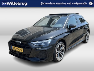 Audi A3 Sportback 45 TFSI e S-Line Competition / AUTOMAAT/ GARANTIE TM 09-2029/ 272 PK/ PANO/ SONOS/ ACC/ PARK.SENSOREN V+A/ CAMERA/ STOELVERWARM./ SMARTPHONE INTERFACE/ KEYLESS/ RIJ-MODI/ DIGITAL DASH/ DAB/ NAVI/ CLIMA/ LED/ 18'' LMV