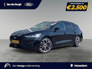 Ford Focus Wagon ST-Line X 1.0 EcoBoost Hybrid 155pk PowerShift automaat - afneembare trekhaak - Full Options