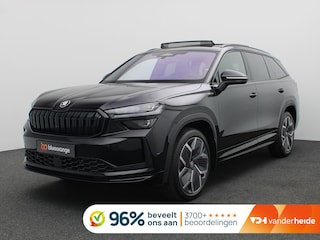 Skoda Kodiaq 1.5 TSI MHEV Sportline Business 7p 150PK DSG Panoramadak, Trekhaak, 20" LM Velgen, Matrix LED-verlichting, Achteruitrijcamera, Winterpakket, Keyless, Side Assist, Elektr. Achterklep