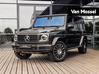 Mercedes-Benz G-klasse 500 | AMG LINE | 20 INCH MULTISPAAK | BURMESTER | RIJ-ASSISTENTIE PAKKET | SCHUIF-KANTELDAK | STOELVENTILATIE | ORIGINELE KLEUR HYACINTROOD | GRIJZE WRAP |