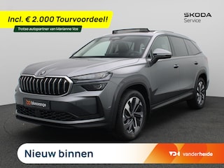 Skoda Kodiaq 1.5 TSI MHEV Business Edition Plus 7p. Matrix led, Trekhaak, Panoramadak, Adaptive cruise met travel assist, Side assist, Achteruitrijcamera, Stuur-stoelverwarming, Keyless, Alarm, 19" lichtmetaal