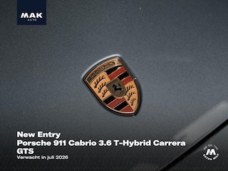Porsche 911 Cabrio 3.6 T-Hybrid Carrera GTS , PTS Superiorred metallic, noselift, Bose, 21", SportDesign, InnoDrive, matrix-LED, PASM, keyless, NP311K