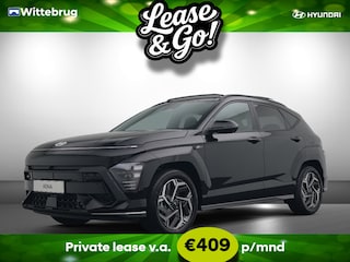 Hyundai Kona 1.6 GDI HEV N Line Full Hybride Automaat met Navigatie, Adaptive Cruise Control en Sport uitvoering Uit voorraad leverbaar!