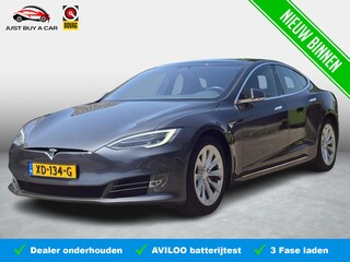 Tesla Model S 75D Base SOH 90,2% / Interior Upgrade Package ( € 3.500 ) / AWD / Luchtvering / 3 Fase / Panoramadak / Stoelverwarming /
