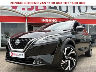 Nissan Qashqai 1.3MHEV TEKNA+ AUT. PANO LEER CAMERA NAVI CARPLAY EL.STOELEN