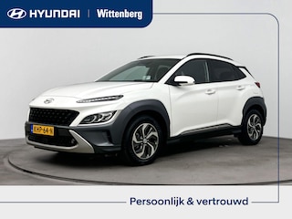 Hyundai Kona 1.6 GDI HEV FASHION DESIGN | ALL SEASONS | NAVI | CAMERA | CRUISE | LEDER | PRIVACY GLASS | DODEHOEK SPIEGELS | 16'' LM VELGEN | AUTOMAAT | HYBRID | LAGE KMSTAND! | FABRIEKSGARANTIE GELDIG T/M 9-2028! |