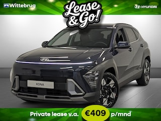 Hyundai Kona 1.6 GDI HEV Premium Full Hybride Automaat met Navigatie, Lederen bekleding en Stoelverwarming Uit voorraad leverbaar!