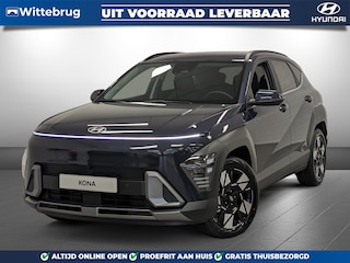 Hyundai Kona 1.6 GDI HEV Premium Full Hybride Automaat met Navigatie, Lederen bekleding en Stoelverwarming Uit voorraad leverbaar!