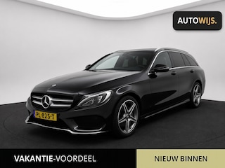 Mercedes-Benz C-klasse Estate 180 Business Solution|AMG LINE|PANO|CAMERA|LEDER|NAVI|STOELVERW