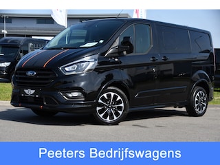 Ford Transit Custom 310 2.0 TDCI L1H1 Sport DC Camera, Cruise, Carplay, 170pk, LED, 2 x Schuifdeur, Trekhaak, Leder, Stoelverwarming,