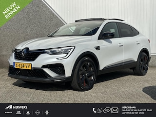 Renault Arkana 1.6 E-Tech hybrid 145 techno RS Line / Schuif-kanteldak / Elektrisch verstelbare stoelen / Trekhaak / Navigatie / Camera / Cruise control.
